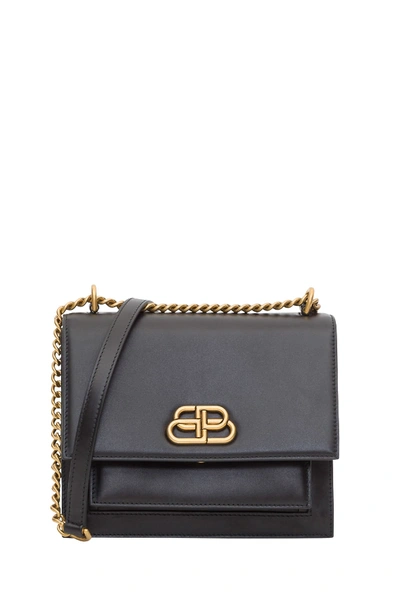 Shop Balenciaga Saharp S Satchel Chain In Nero