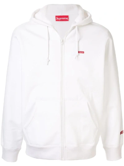 Supreme Windstopper Zip-up Hoodie In White | ModeSens