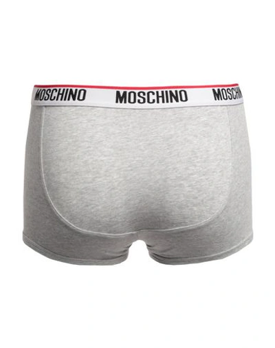 Shop Moschino Boxers In Light Grey