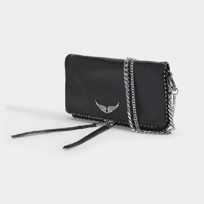 Zadig & Voltaire Rock Grained Bag In Black