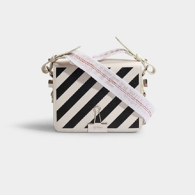 Shop Off-white Diag Flap Bag In White