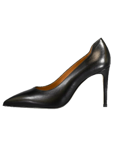 Shop Victoria Beckham Leather Pump In Black