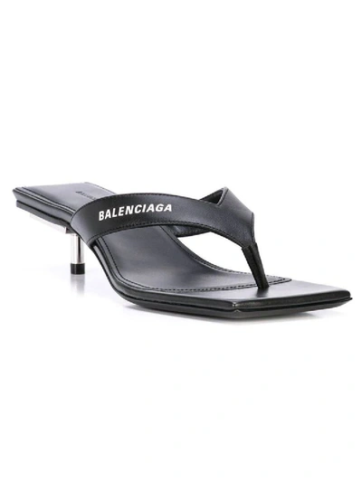 Shop Balenciaga Square Toe Sandals