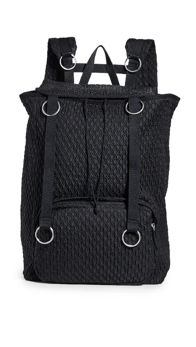 Shop Eastpak X Raf Simons Topload Loop Backpack In Black Matelasse