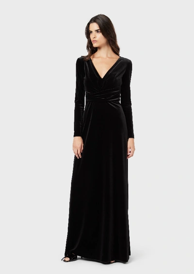 Shop Emporio Armani Long Dresses - Item 34983930 In Black