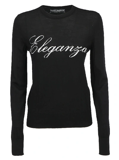 Shop Dolce & Gabbana Sweater In Nero