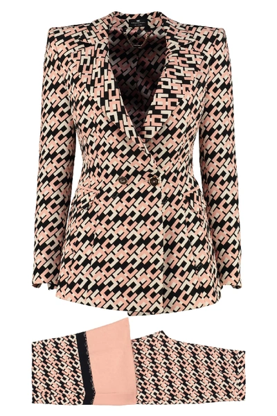 Shop Elisabetta Franchi Celyn B. Two-piece Suit In Multicolor