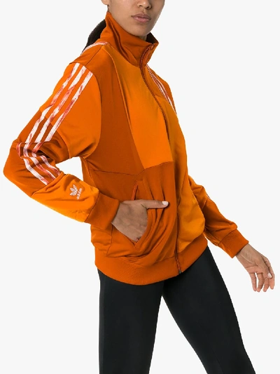 Shop Adidas By Danielle Cathari X Daniëlle Cathari Firebird Track Jacket In Orange