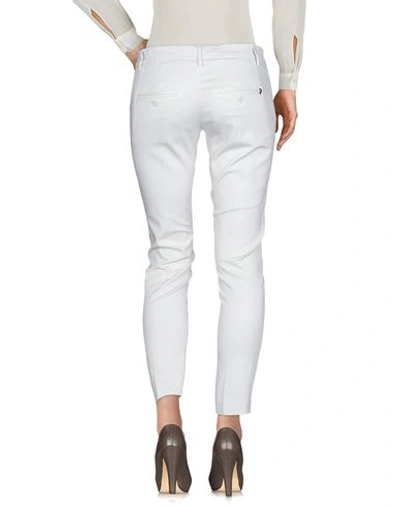 Shop Dondup Casual Pants In White