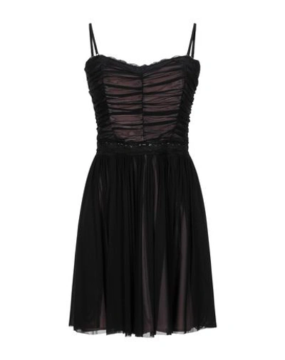 Shop Bagatelle Short Dress In Black