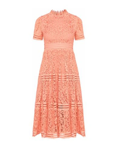 Shop Raoul Knee-length Dresses In Pale Pink