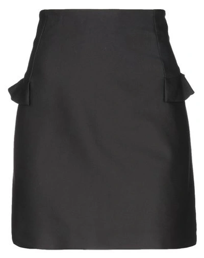 Shop Sandro Knee Length Skirts In Black