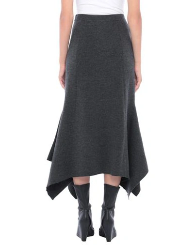 Shop Sandro 3/4 Length Skirts In Lead