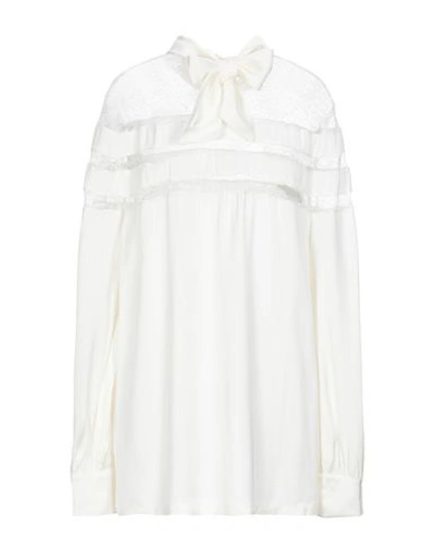 Shop Sandro Blouses In Ivory