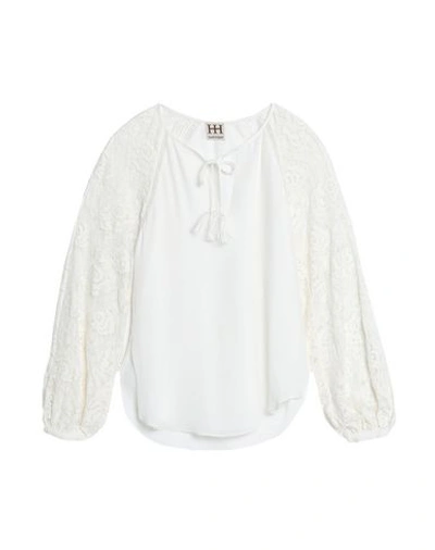 Shop Haute Hippie Blouse In White