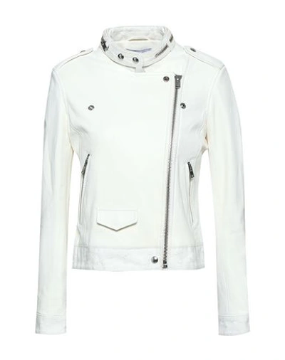 Shop Iro Biker Jacket In White