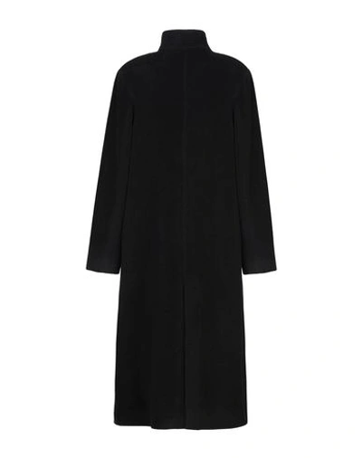 Shop Cinzia Rocca Coat In Dark Blue