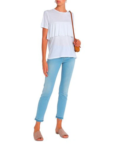 Shop 7 For All Mankind Denim Pants In Blue