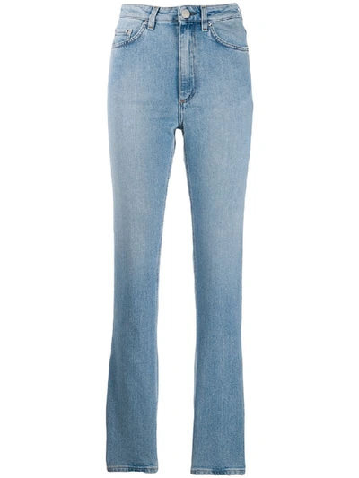 Shop Totême Classic High-waist Jeans In Blue