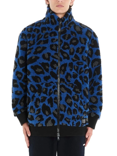 Shop Msgm Jacket In Multicolor