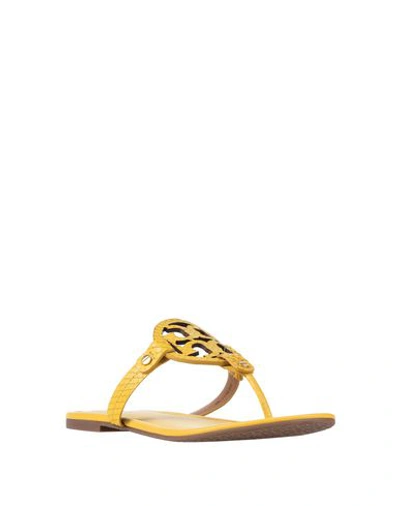 Shop Tory Burch Flip Flops In Yellow