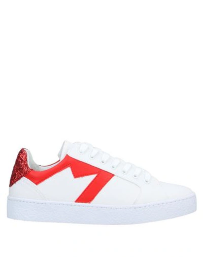 Shop Maje Sneakers In Ivory