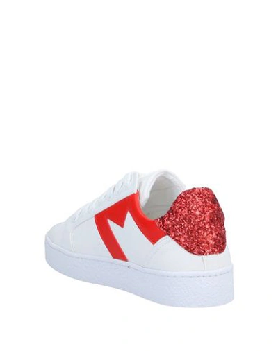 Shop Maje Sneakers In Ivory