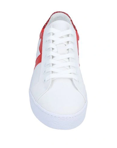 Shop Maje Sneakers In Ivory