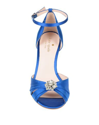 Shop Kate Spade Sandals In Bright Blue