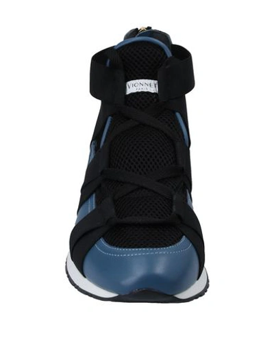 Shop Vionnet Sneakers In Slate Blue