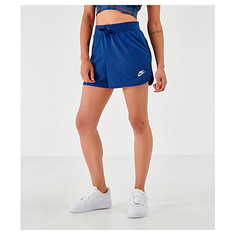 nike jersey shorts women's