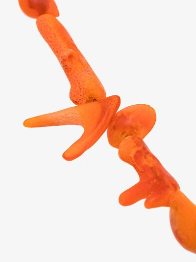 Shop Dinosaur Designs Orange Rockpool Coral Necklace