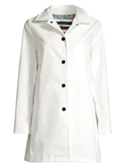 Shop Jane Post Women's High-shine Rain Slicker In White