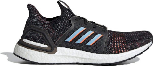 adidas ultra boost 19 core black glow blue