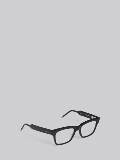 Shop Thom Browne Eyewear Tb418 - Black Wayferer Glasses