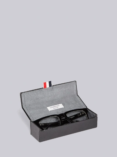 Shop Thom Browne Eyewear Tb418 - Black Wayferer Glasses