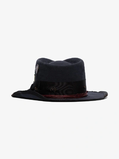 Shop Nick Fouquet Blue Root Trail Fedora Hat