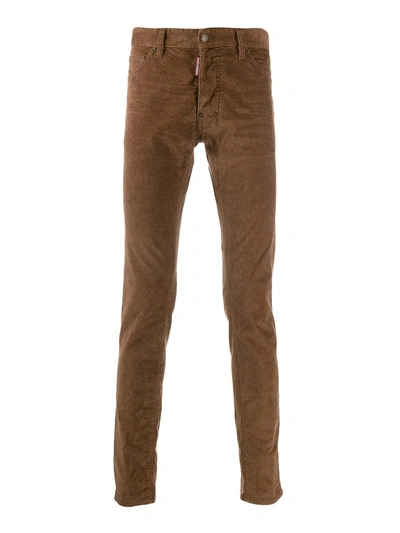 Shop Dsquared2 Cool Guy Trousers In Light Brown