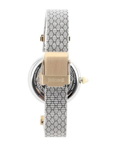 Shop Just Cavalli Wrist Watch In Silver