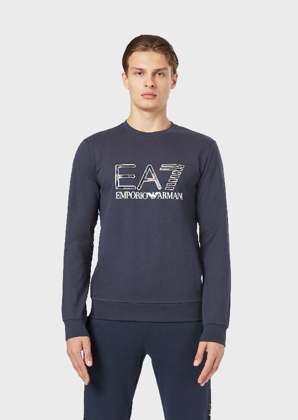 armani navy sweatshirt