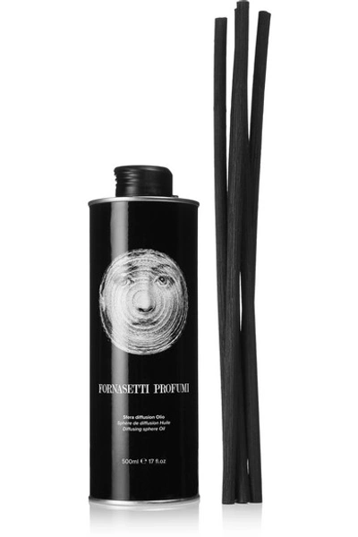 Shop Fornasetti Flora Diffusing Sphere Refill, 500ml In Colorless