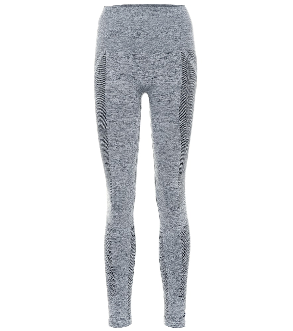 Reebok X Victoria Beckham High-rise Seamless Leggings In Grey | ModeSens