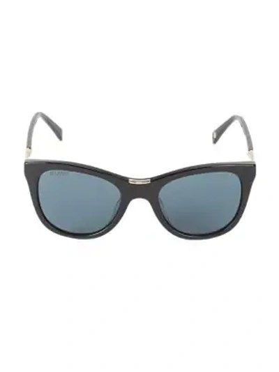 Shop Balmain Women's 56mm Cat Eye Sunglasses In Black
