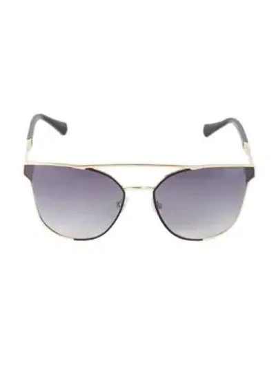 Shop Balmain 62mm Clubmaster Sunglasses In Gold Black