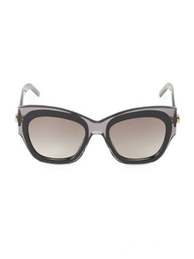 Shop Pomellato 52mm Square Sunglasses In Grey
