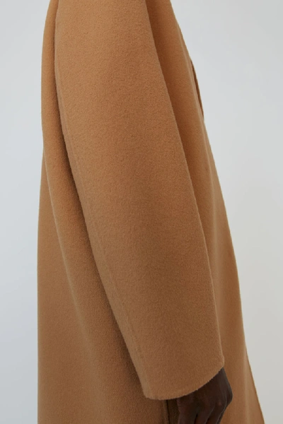 Shop Acne Studios Tailored Coat Camel Brown