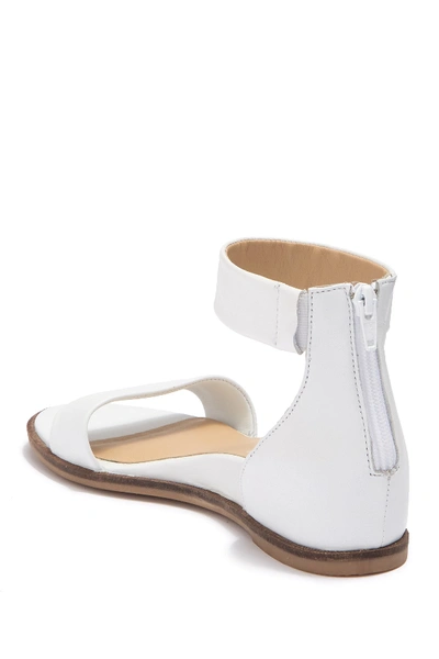 Shop Seychelles Lofty Wedge Heel Sandal In White Leather