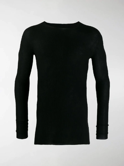 Shop Rick Owens Slim Fit Jumper In Black