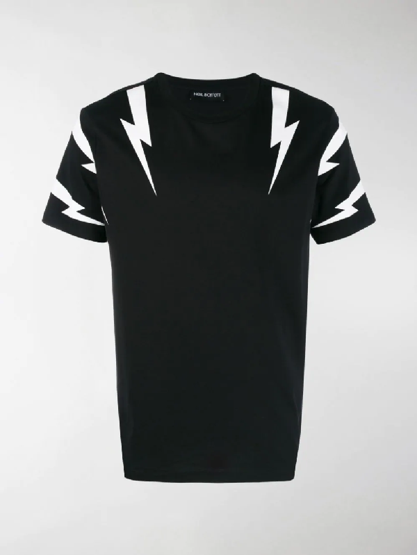 Neil Barrett Tiger Bolt T-shirt In Black | ModeSens