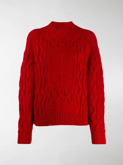 Shop Givenchy 4g Jumper In Red